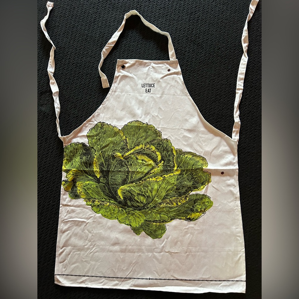 Two's Company Fun Cream " Lettuce Eat 🥬 " Apron